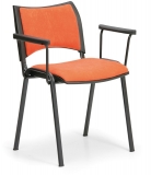 Čalouněná konfereční židle SMART s područkami