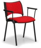 Čalouněná konfereční židle SMART s područkami
