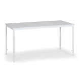 Stůl se stavitelnými nohami 120x80 cm, nohy šedé / deska šedá